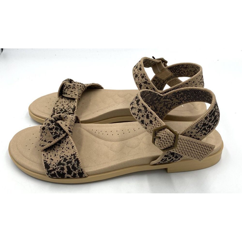Vivaia Women's Paloma Ankle Strap Sandals Snake Print Size 8